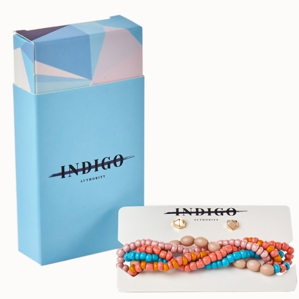 Colorful Beaded Bracelet Set